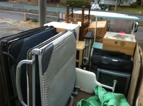 神奈川県厚木市でのベッドなどの不用品回収