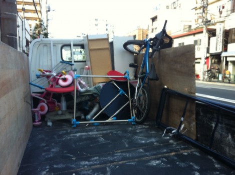 千葉県船橋市での自転車などの不用品回収