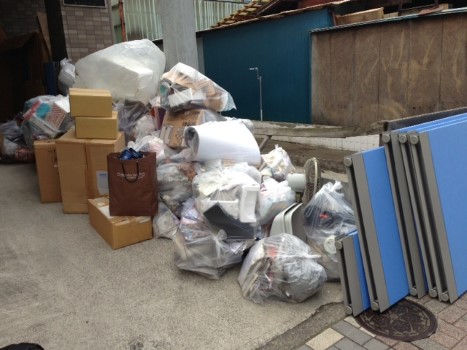 東京都練馬区の法人様の混載物の不用品回収