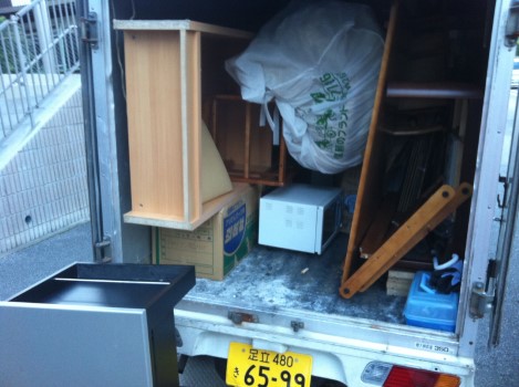 千葉県八千代市での本棚などの不用品回収