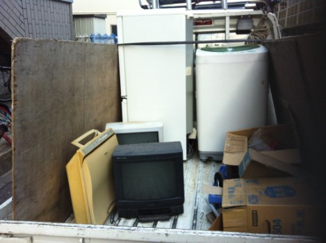 東京都文京区でお引っ越しの際にでた家電類の回収
