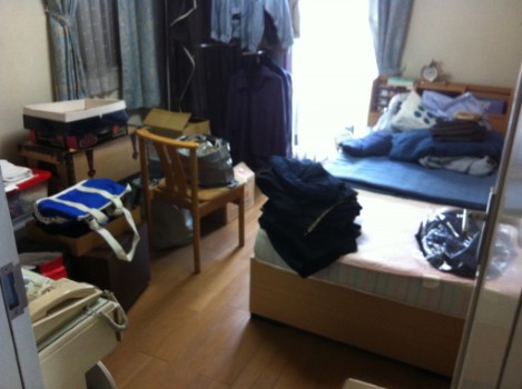 東京都狛江市の不用品回収前のお部屋
