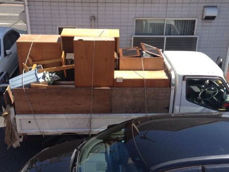 大田区のマンション4階への運び入れと不用品回収