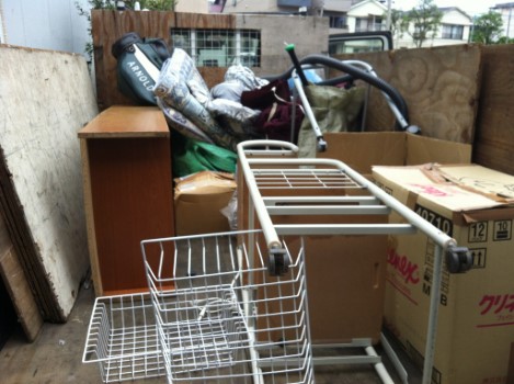 東京都港区での独身寮での不用品回収